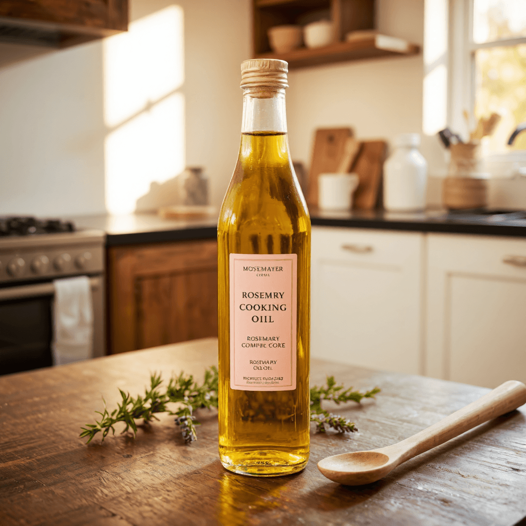 product photography of a bottle of cooking oil