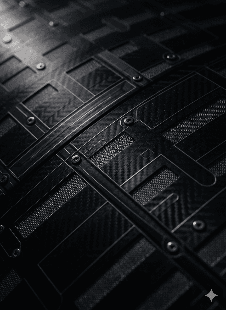 Closeup of industrial materials