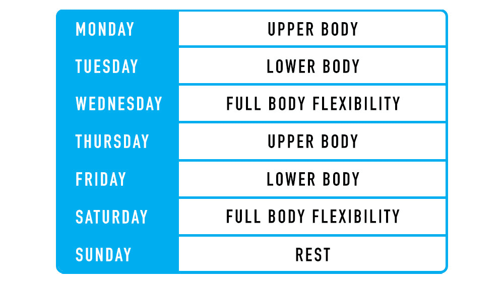 schedule - Flexibility Goals Examples