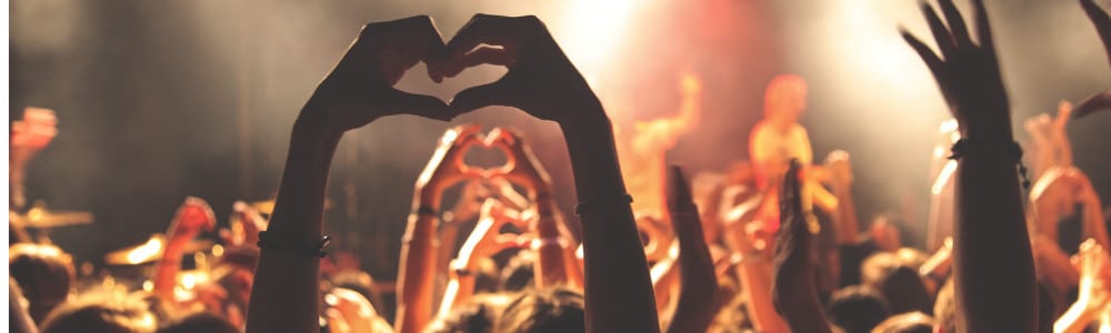 People at a concert