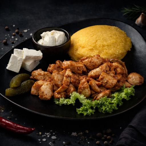 a white plate topped with meat covered in sauce