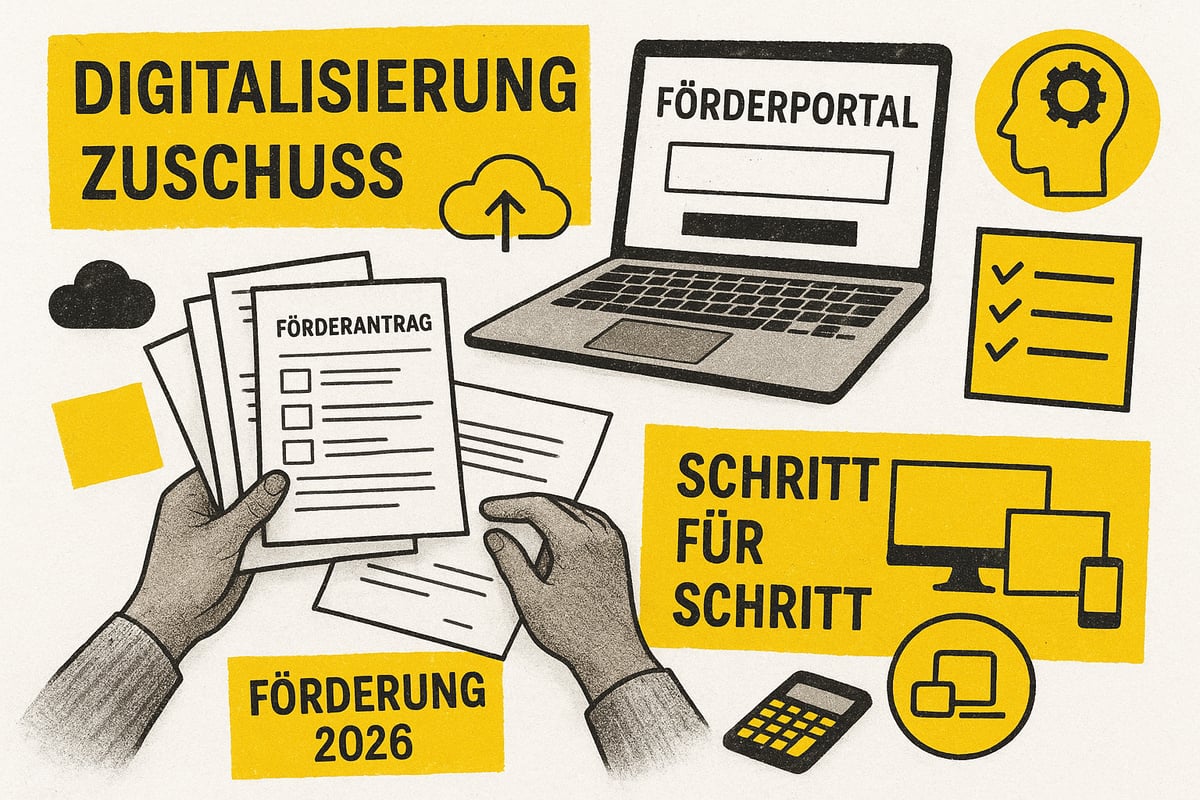 Schritt-für-Schritt: So beantragen Sie Ihren Digitalisierung Zuschuss 2026