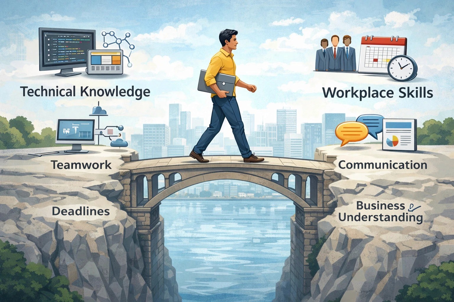 Bridging the Gap Between Technical Knowledge and Workplace Expectations
