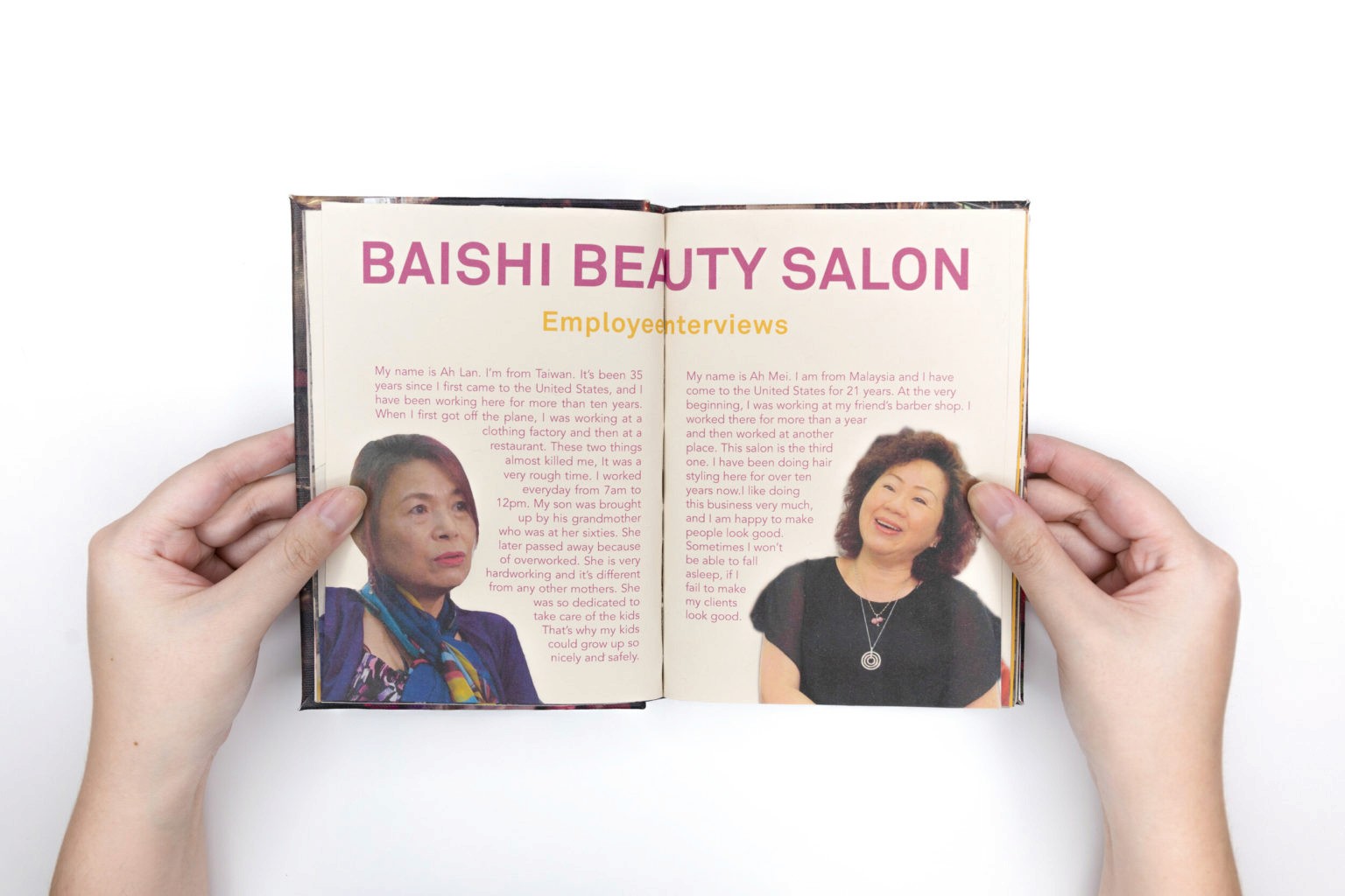 Book spread from 37 Years, 5 Weeks, 1 Day by Fay Qiu