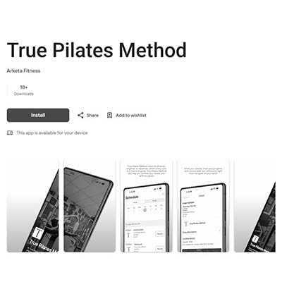 True Pilates MEthod Camden Mobile App