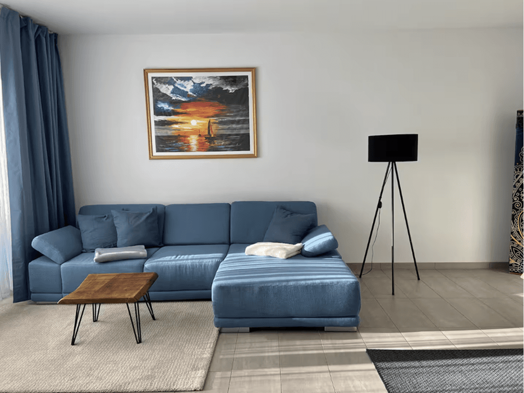 Ferienwohnung Markgrafenheide Wohnzimmer
