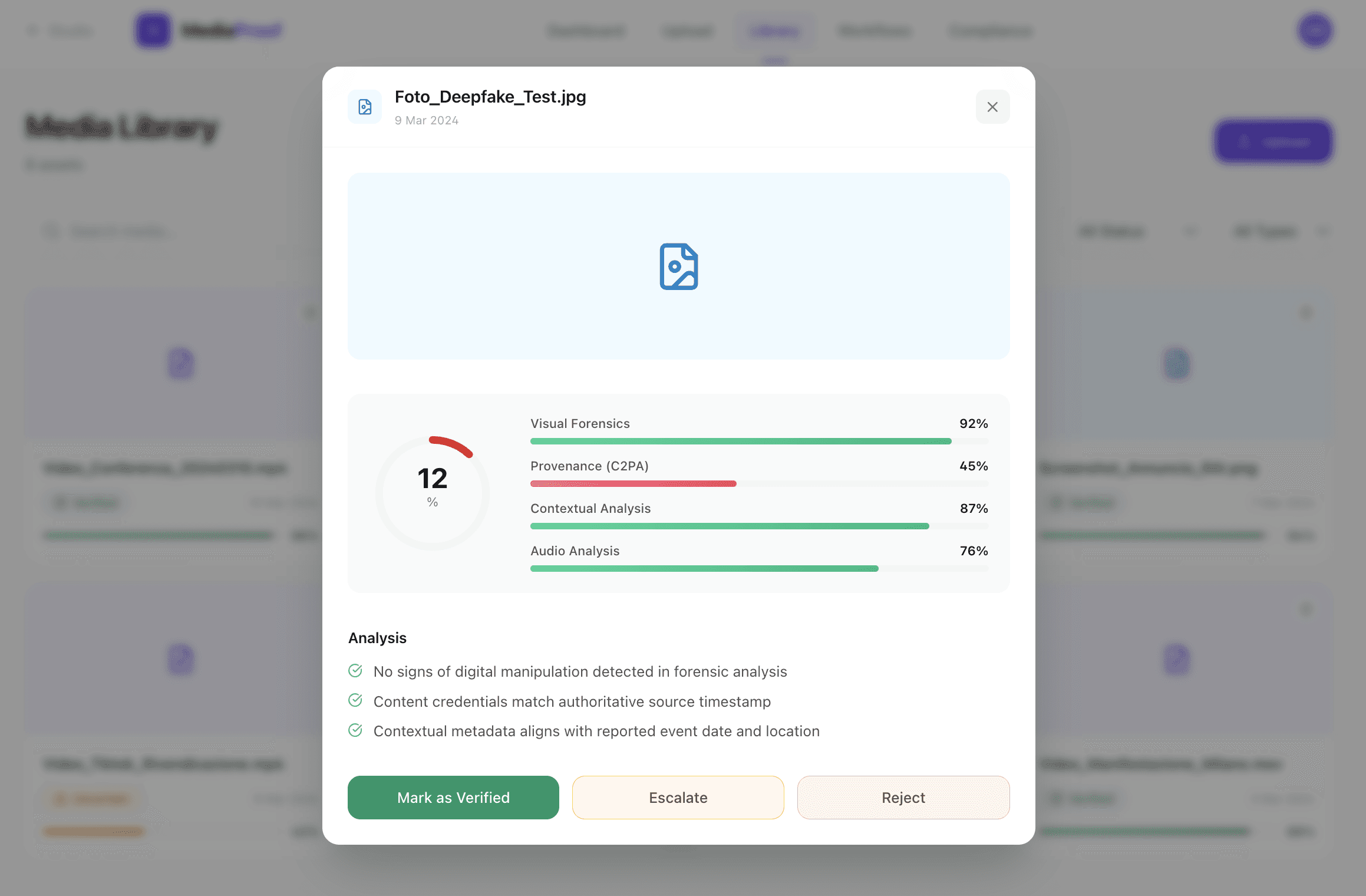MediaProof Intelligence Platform