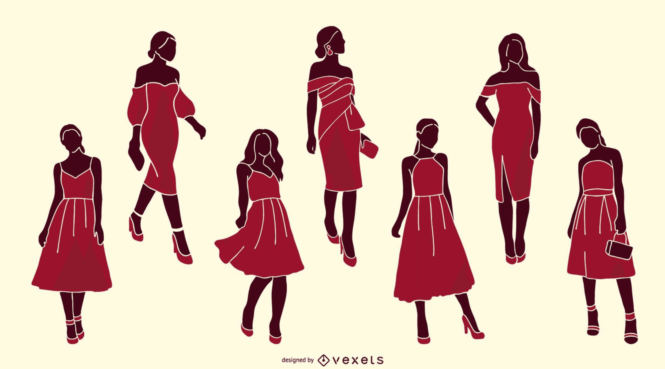 women silhouettes