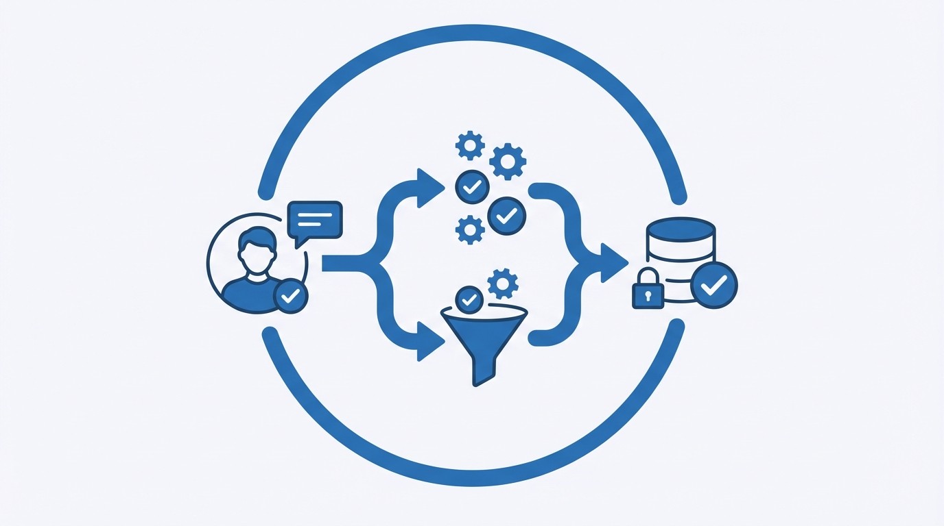 A Resolution‑First Method for Automated Customer Interactions concept illustration - RadMedia