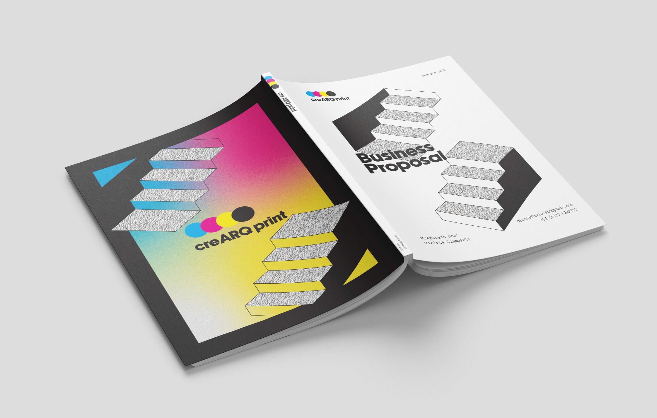 A mockup of a Macbook placed on a table