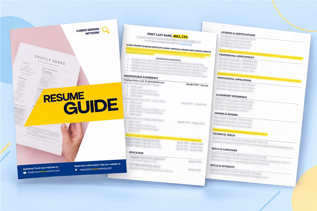 Leadership & Executive Resume Kit