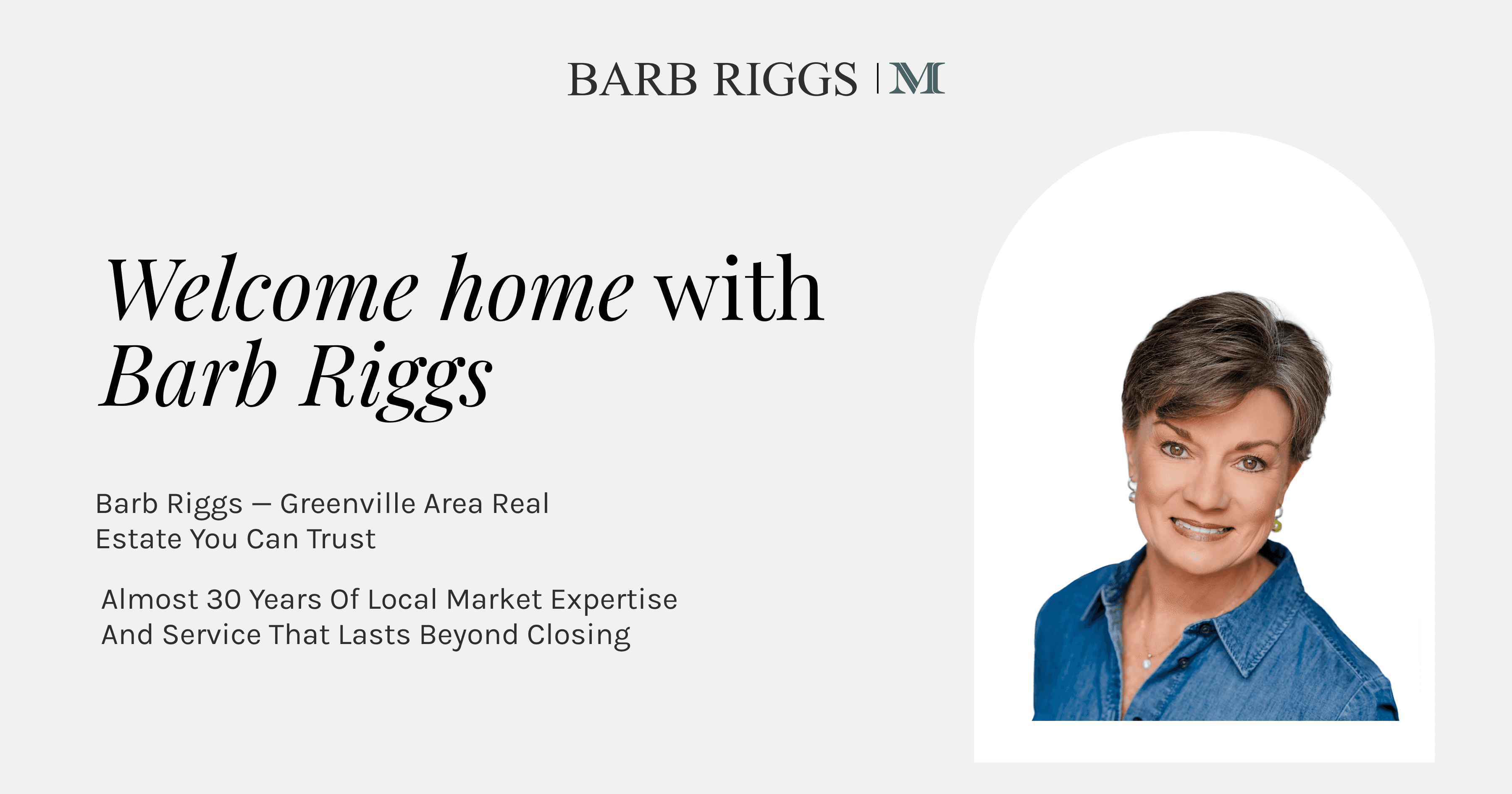 Barb Riggs website homepage built with Framer