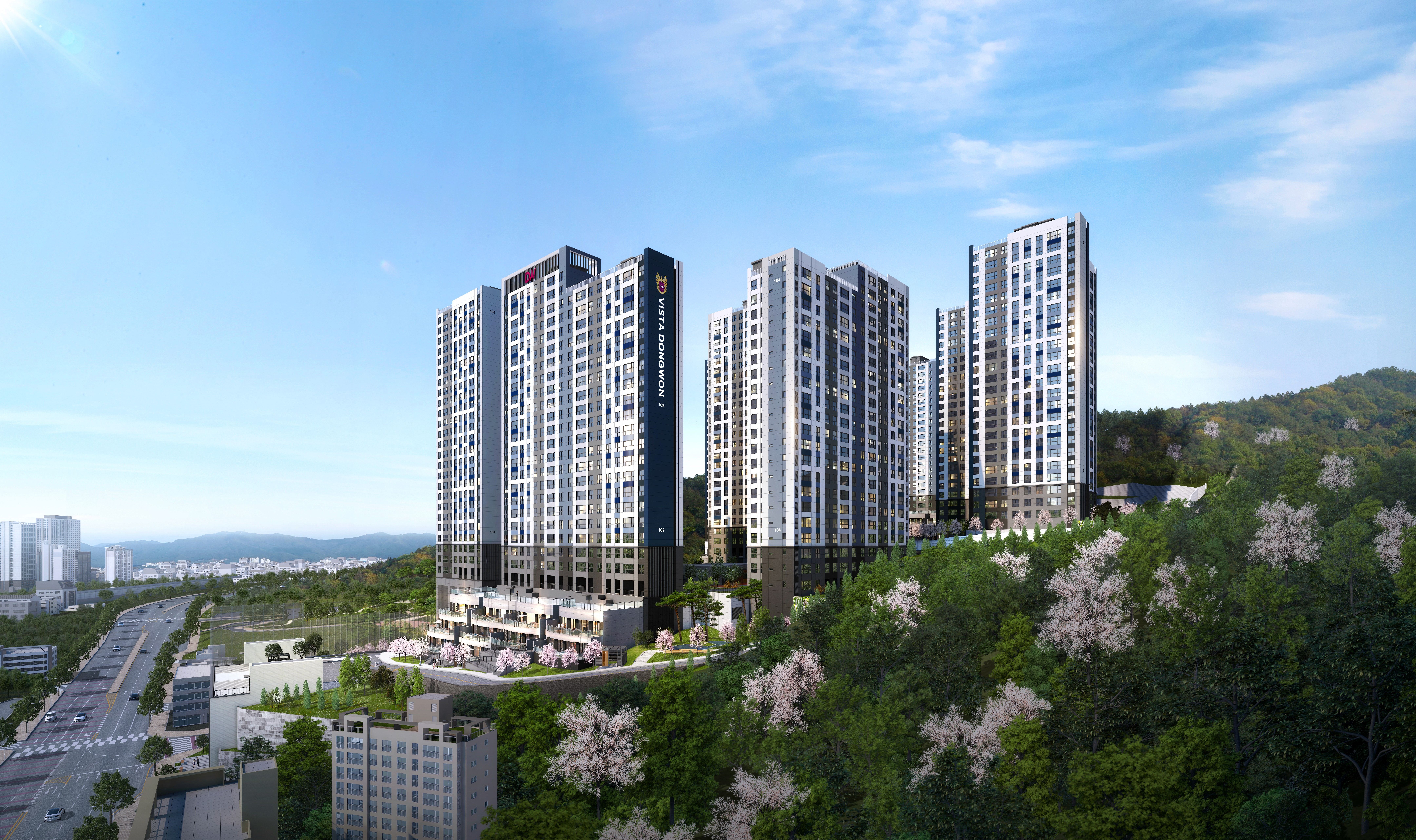 Dynamic picture of a cyclist riding downhill