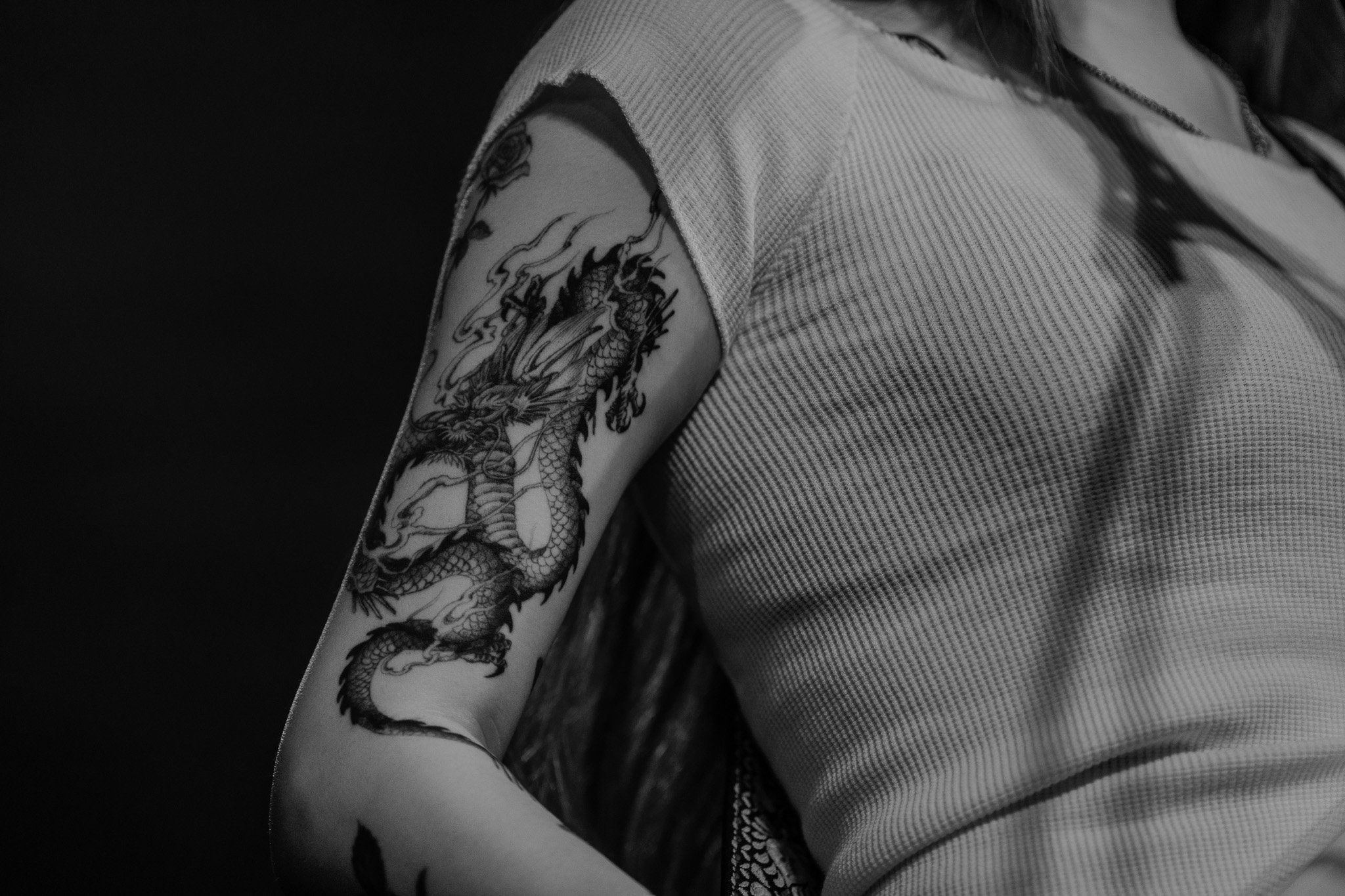 erin Baek performing with The Volunteers at Deluxe Basement in Indianapolis