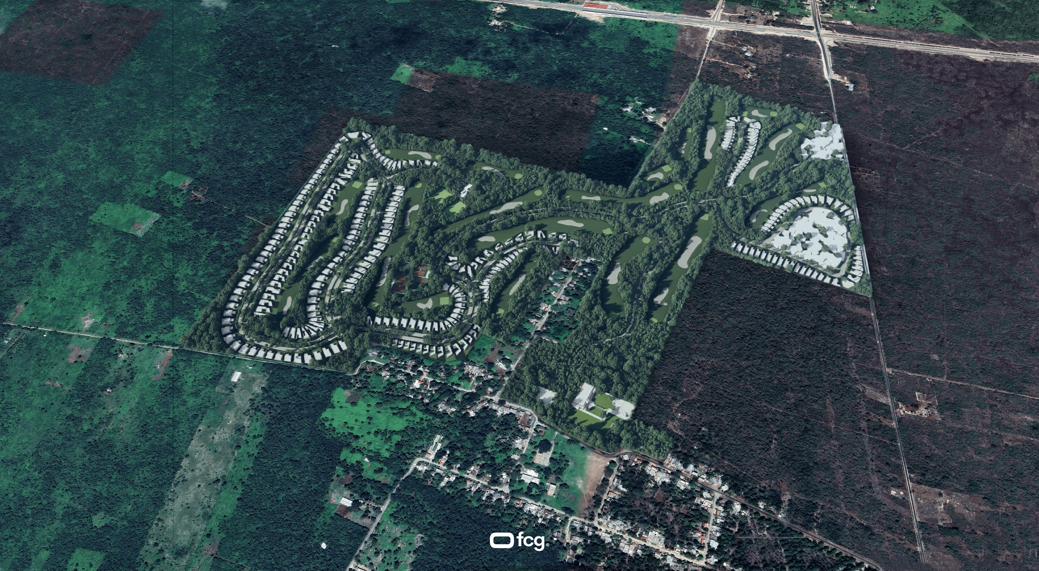 Golf and hotel development in Merida.