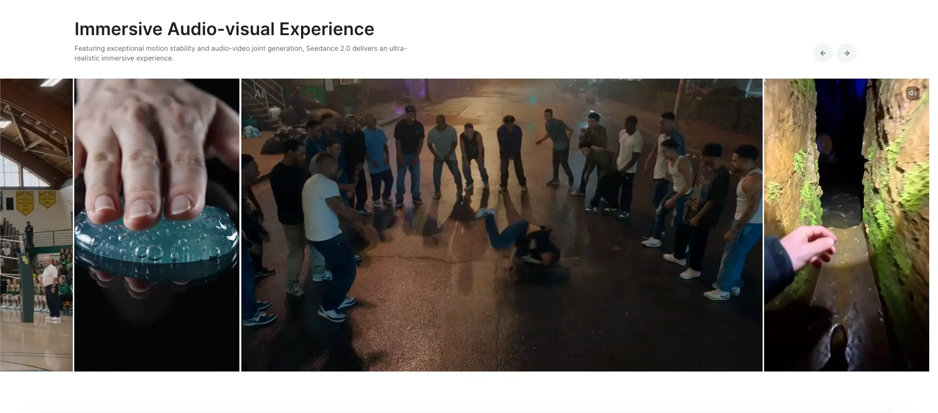 Immersive Audio Visuals experience