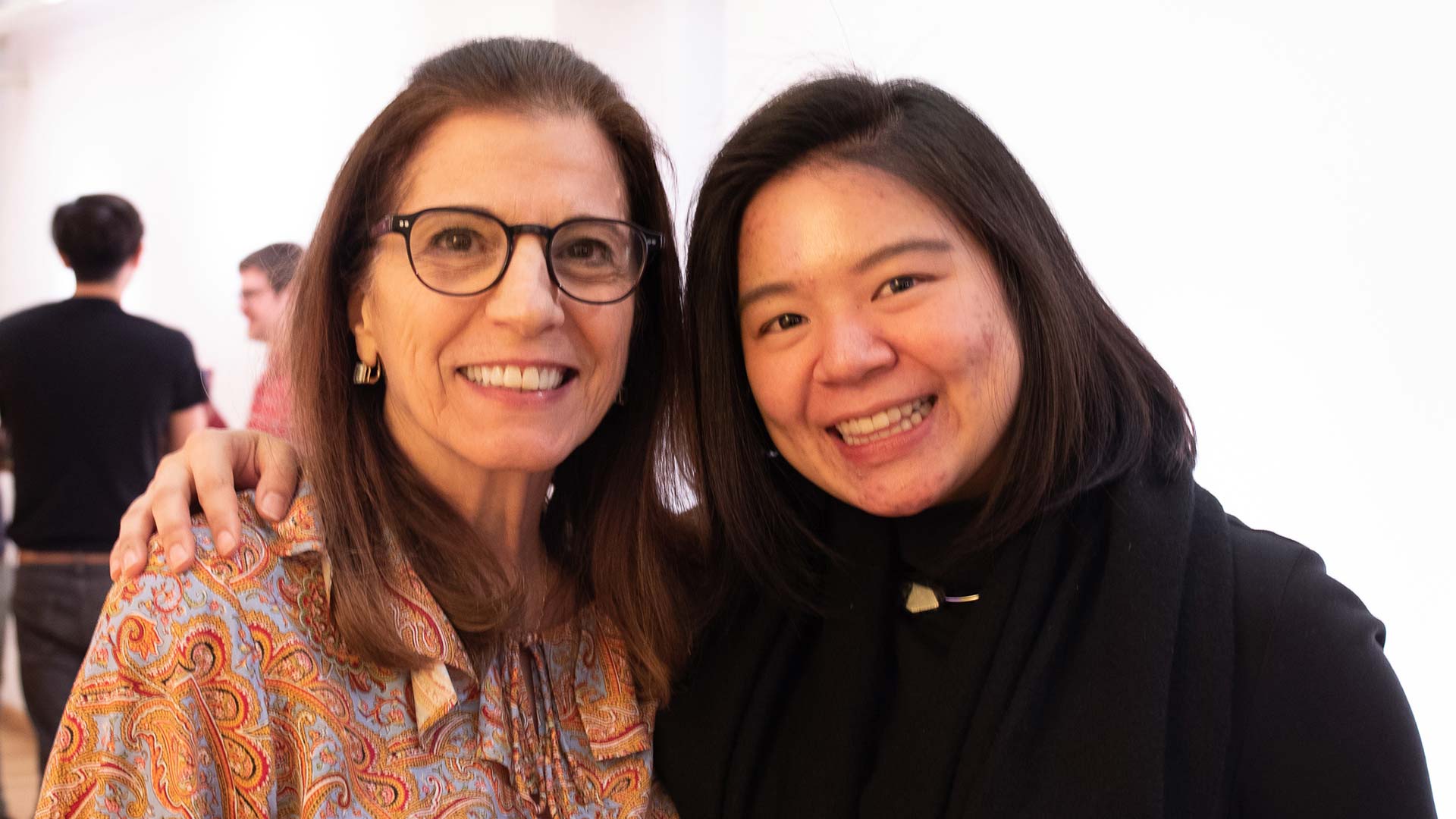 Lita with a student from venture 19