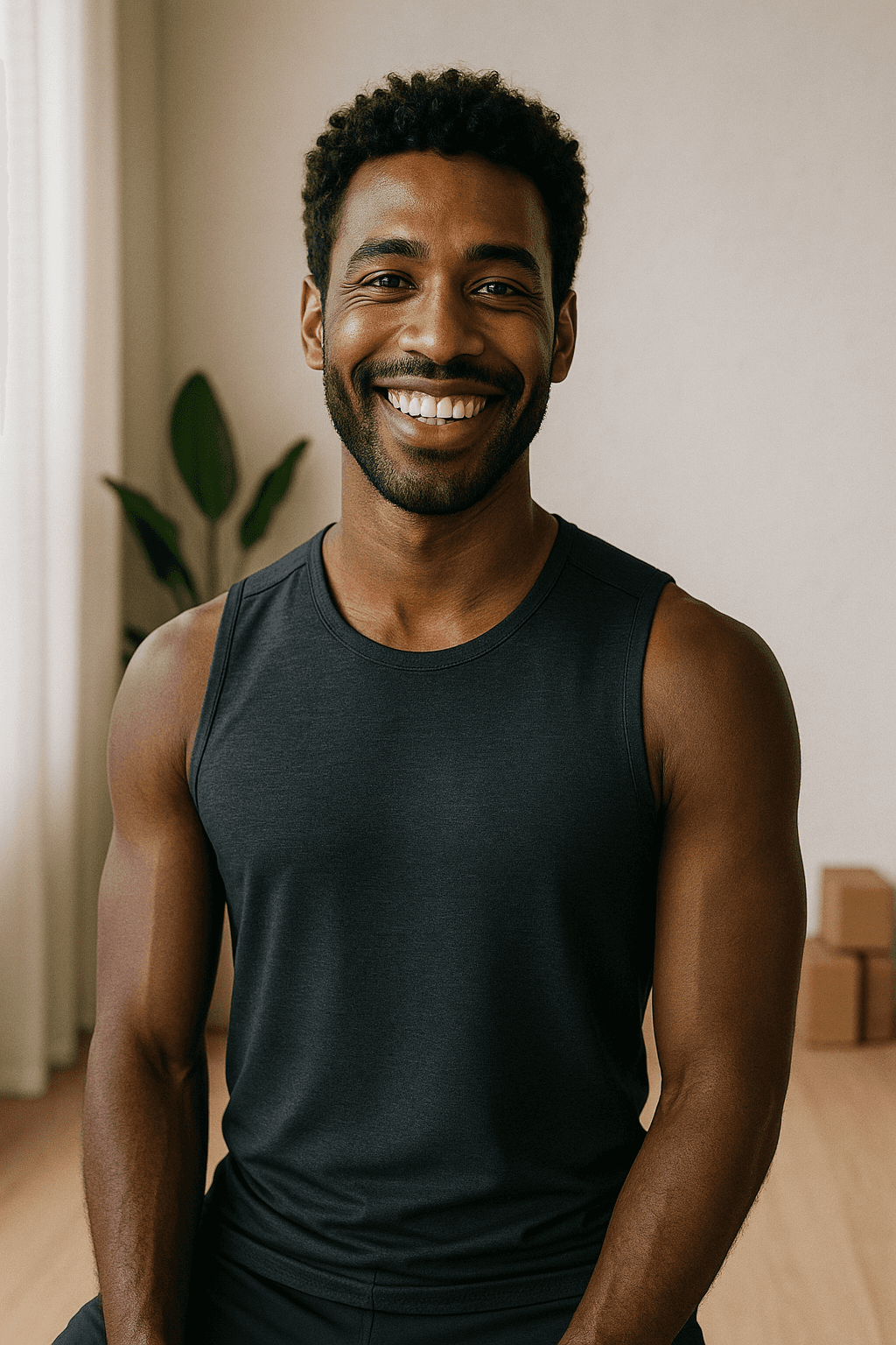 african american male yogat eacher