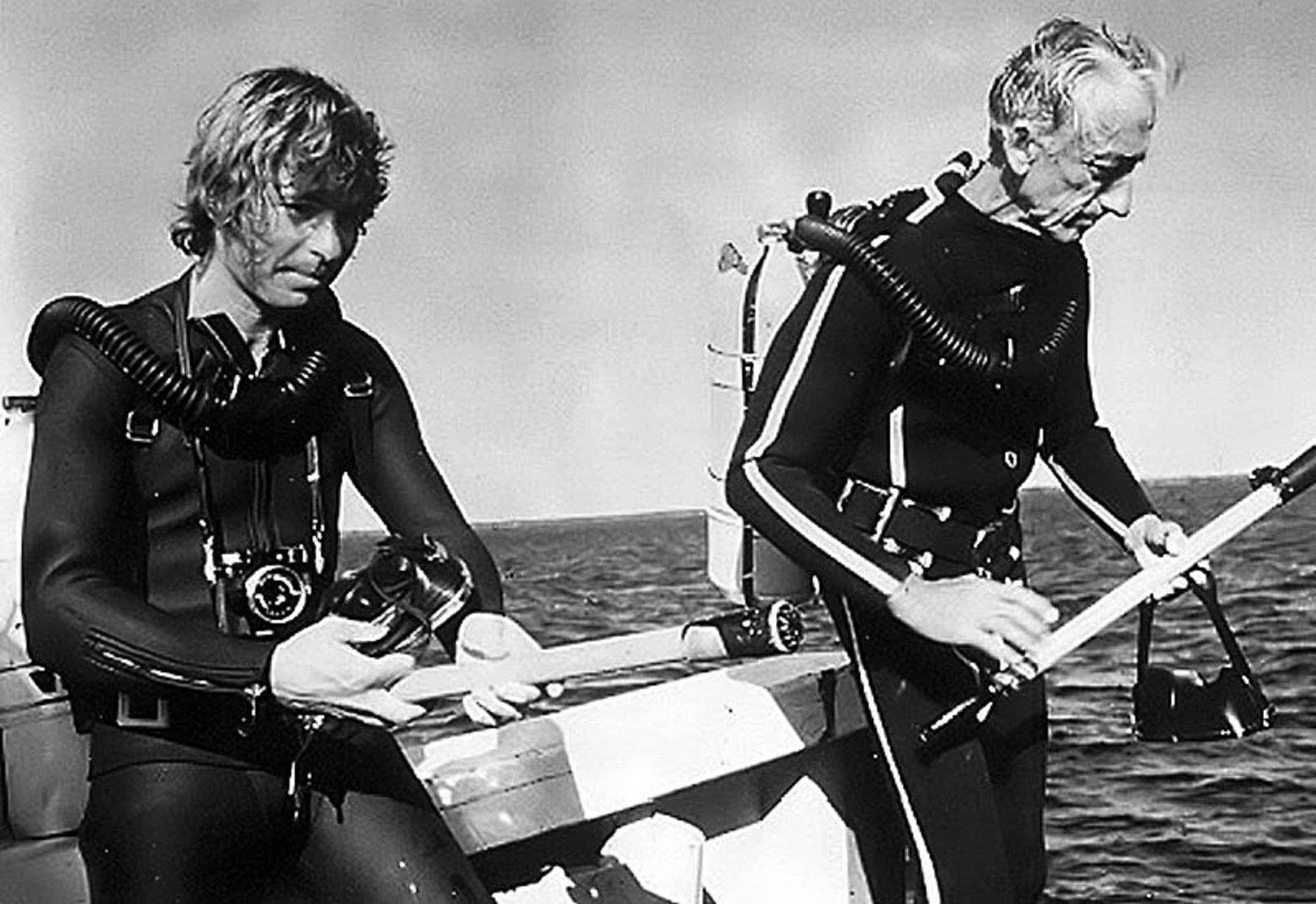 French ocean explorer Jacques Cousteau