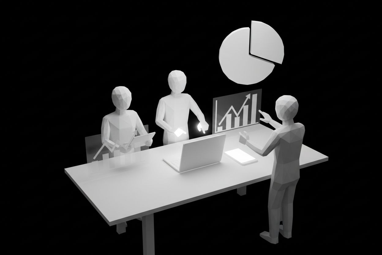 Team planning marketing campaigns