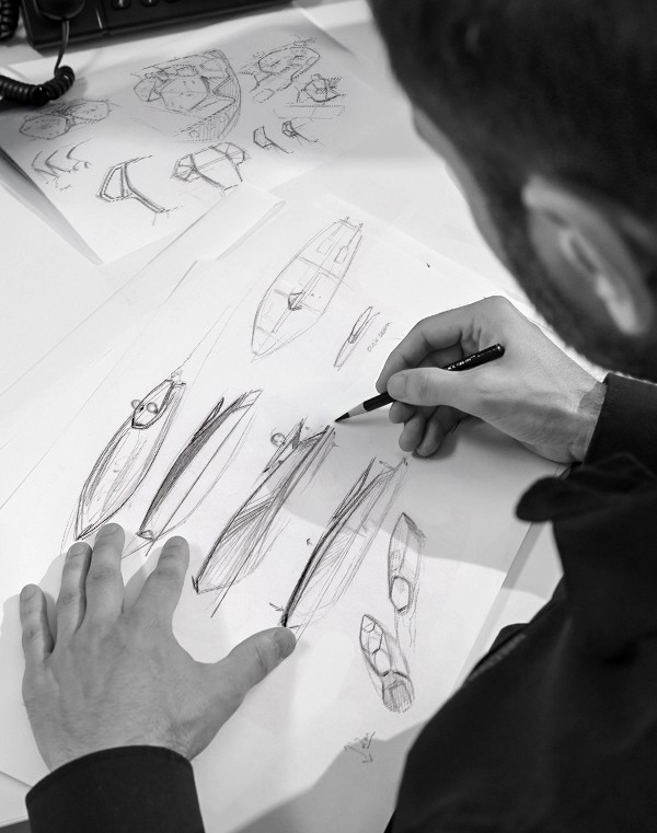 Photo of Emamnuel Klissarov Sketching Design Projects Yachts
