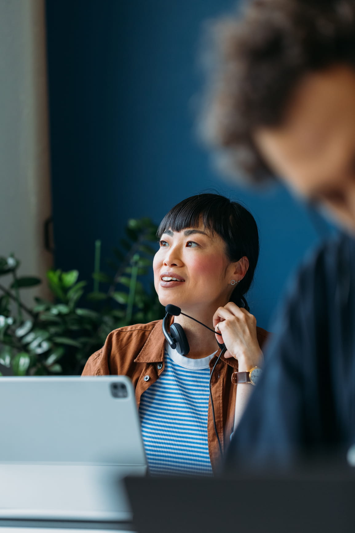 Coworker in office environment