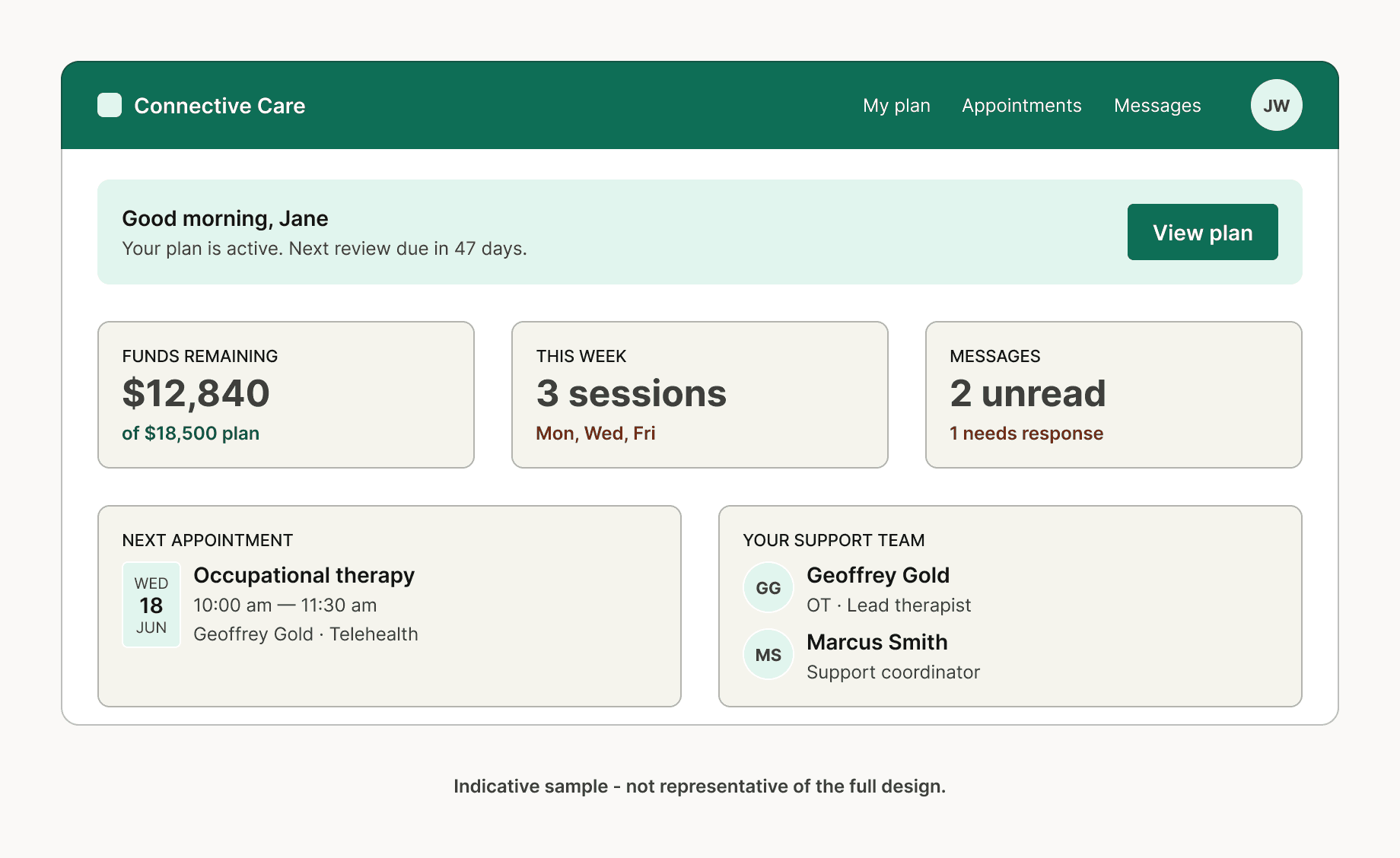 Phase 10 Participant portal pattern