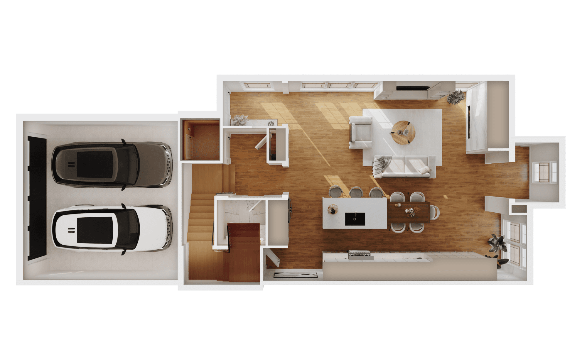 Residence Type C, floor 1 plan