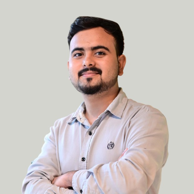 Portrait of portfolio creator – front view