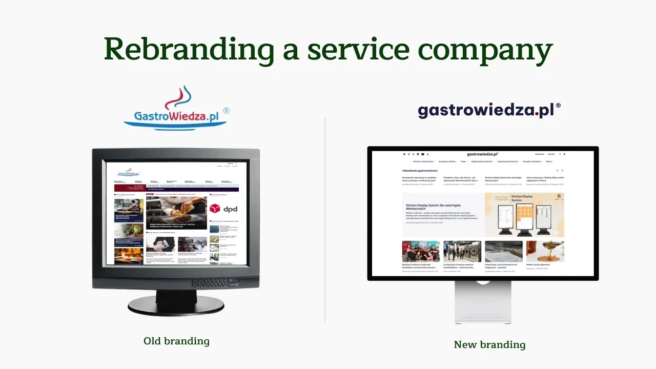 Rebranding service comapny