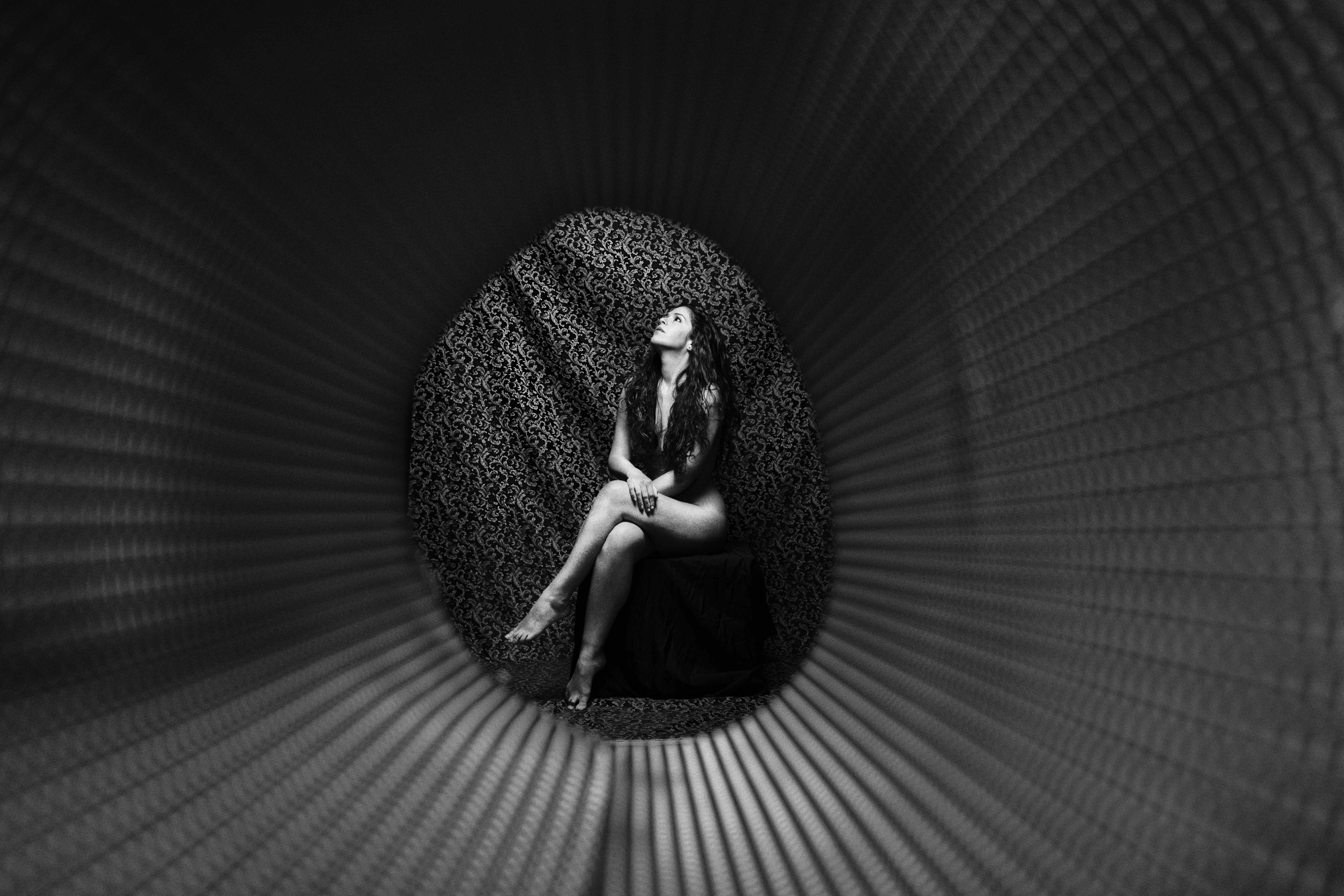 Echo sound with a girl