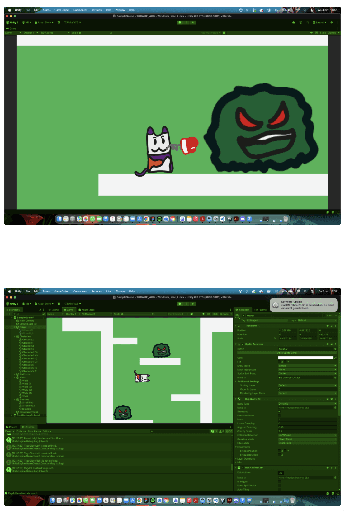 One of the first versions of the game