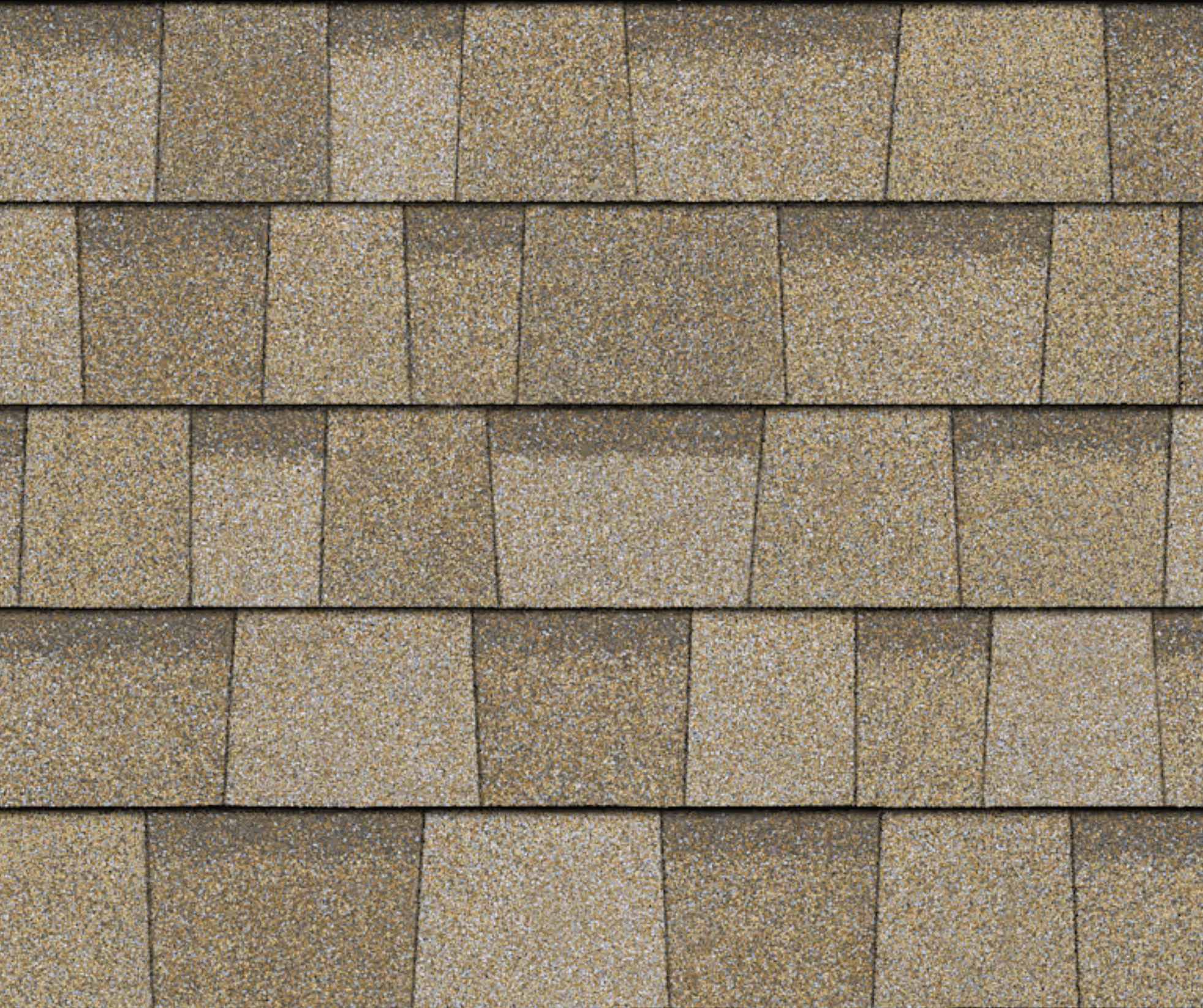 Full-bleed swatch image of Owens Corning TruDefinition Duration shingles in Sand Castle color.