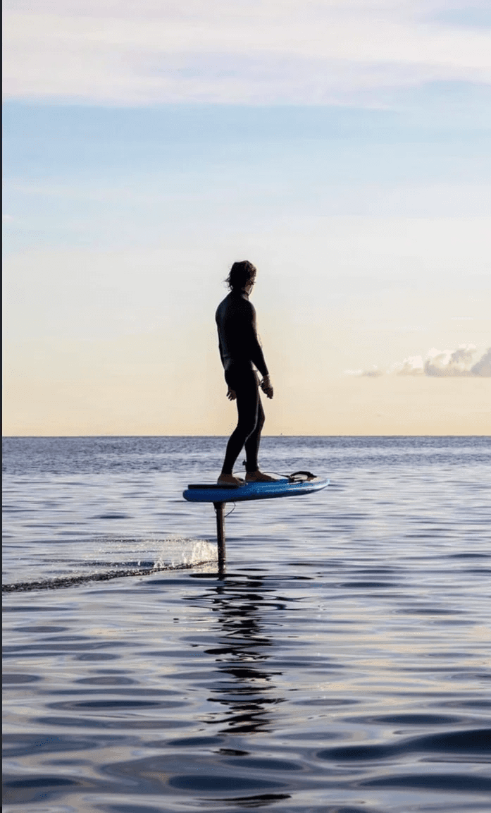 Man with surfboard