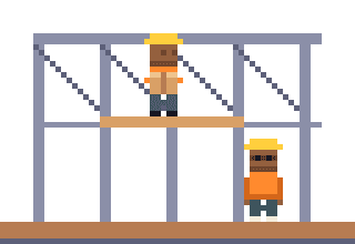 Pixel scene: Frame