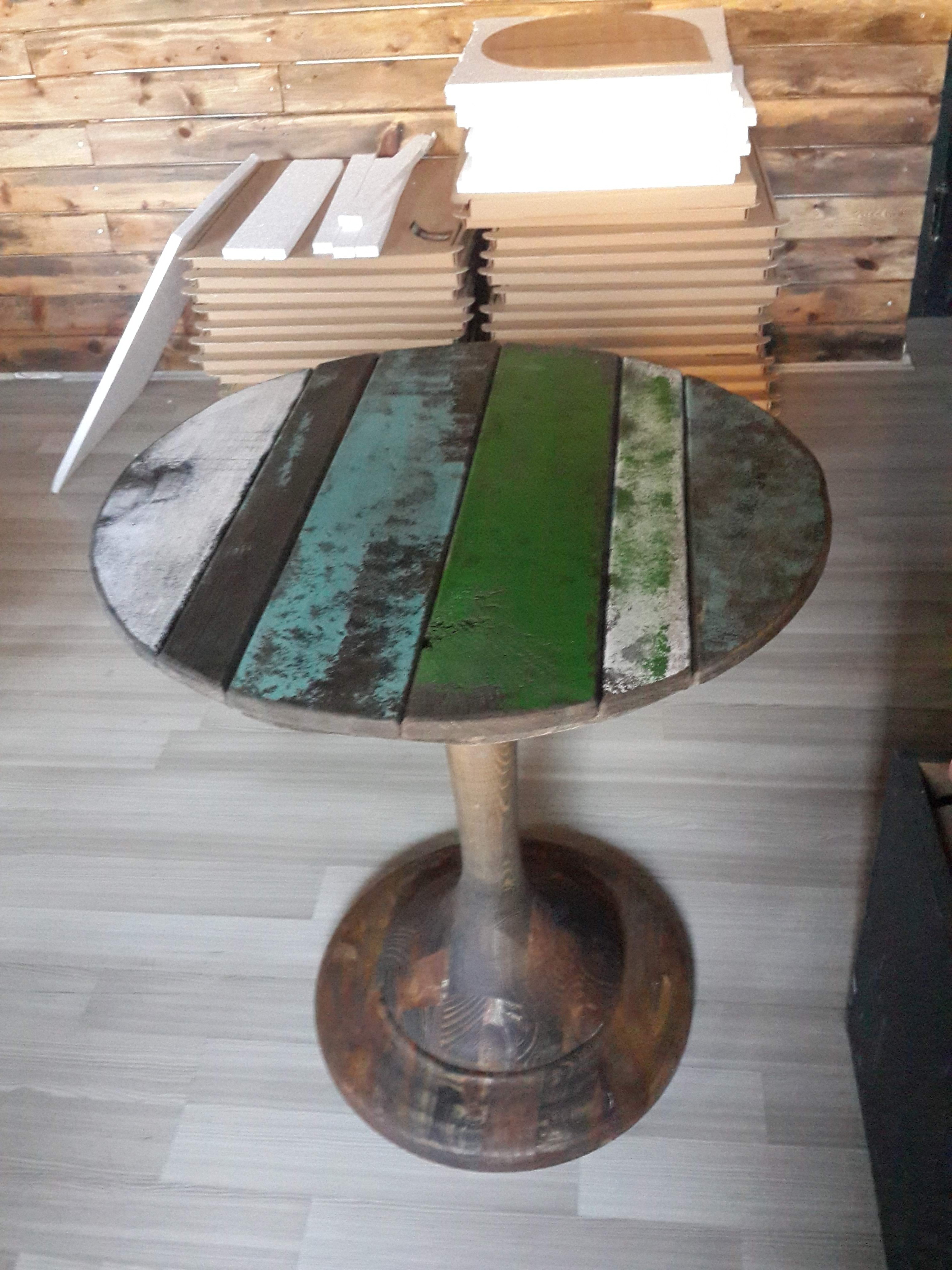 Handmade rustic table