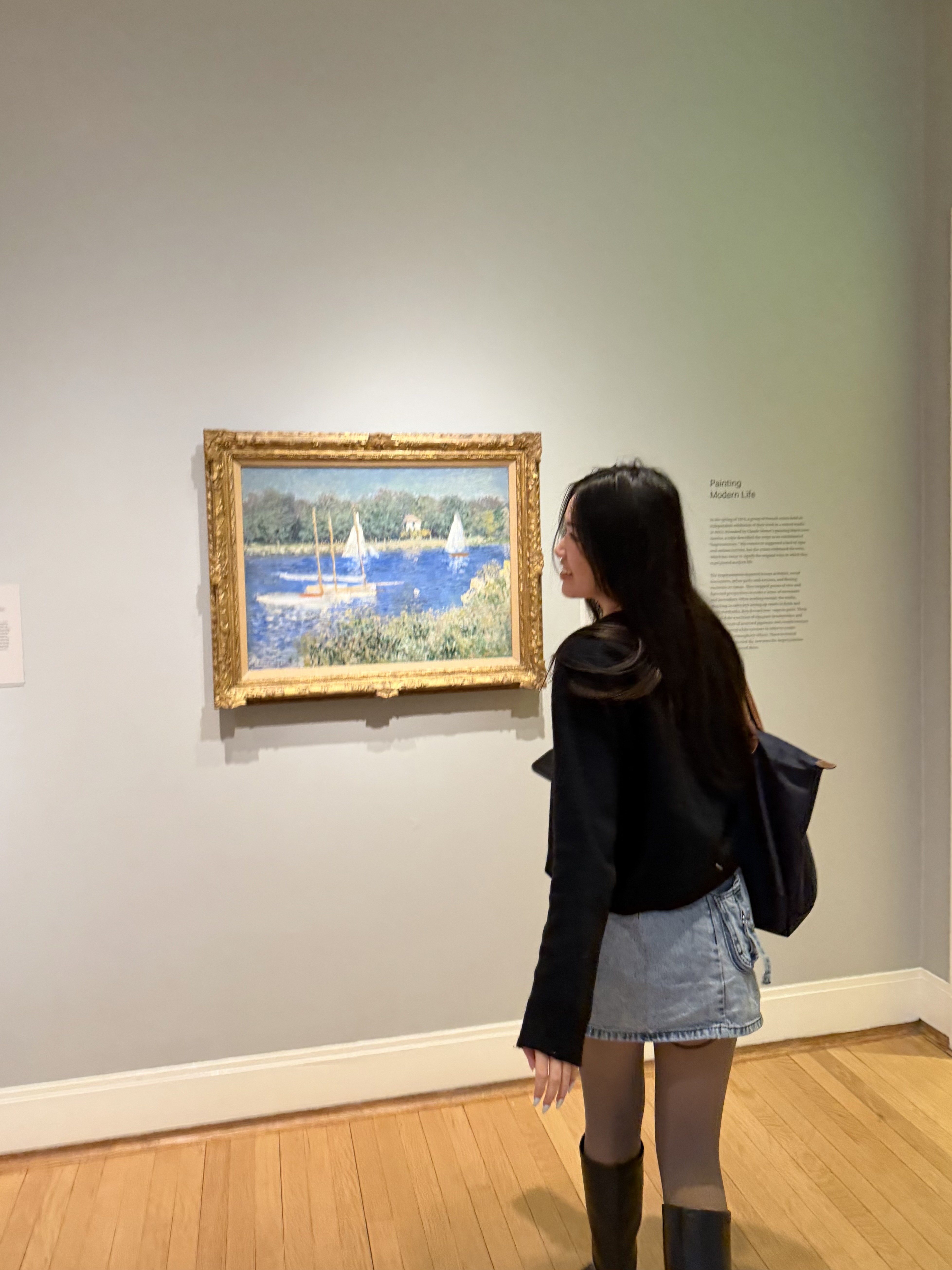 a person standing in front of a building