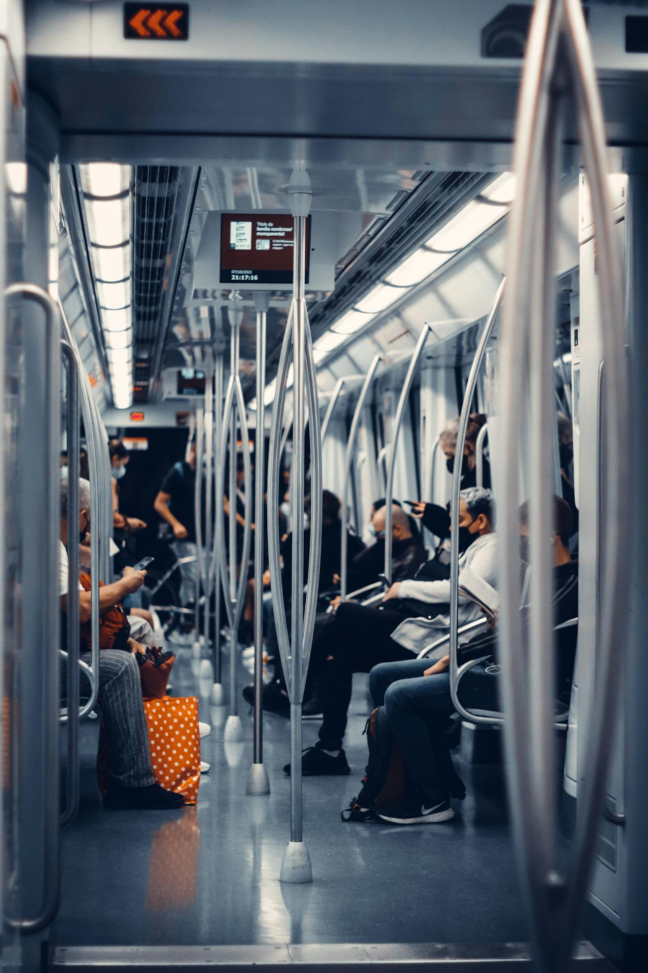 People inside the train