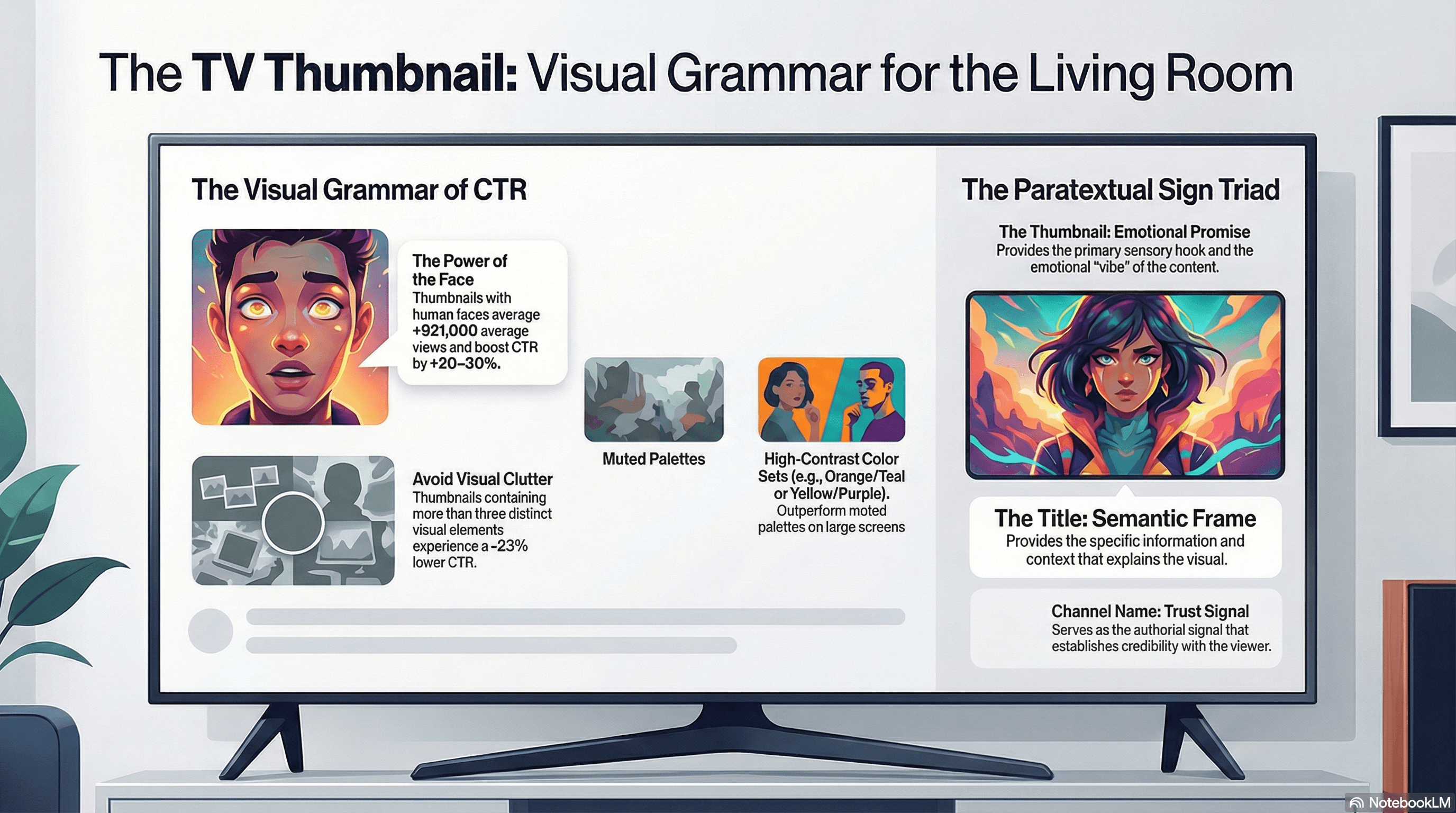 Visual Grammar for TV Thumbnails