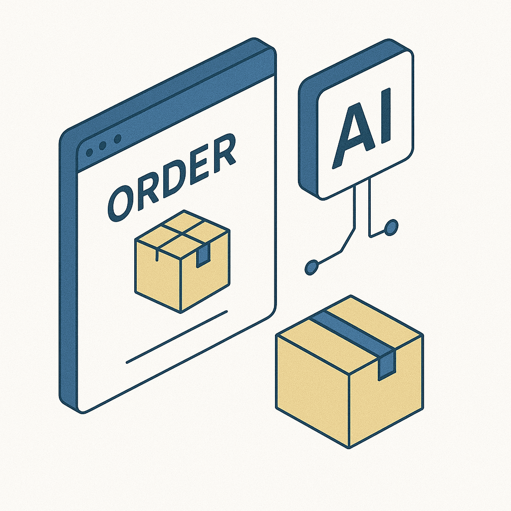 Registrazione ordini e-commerce AI