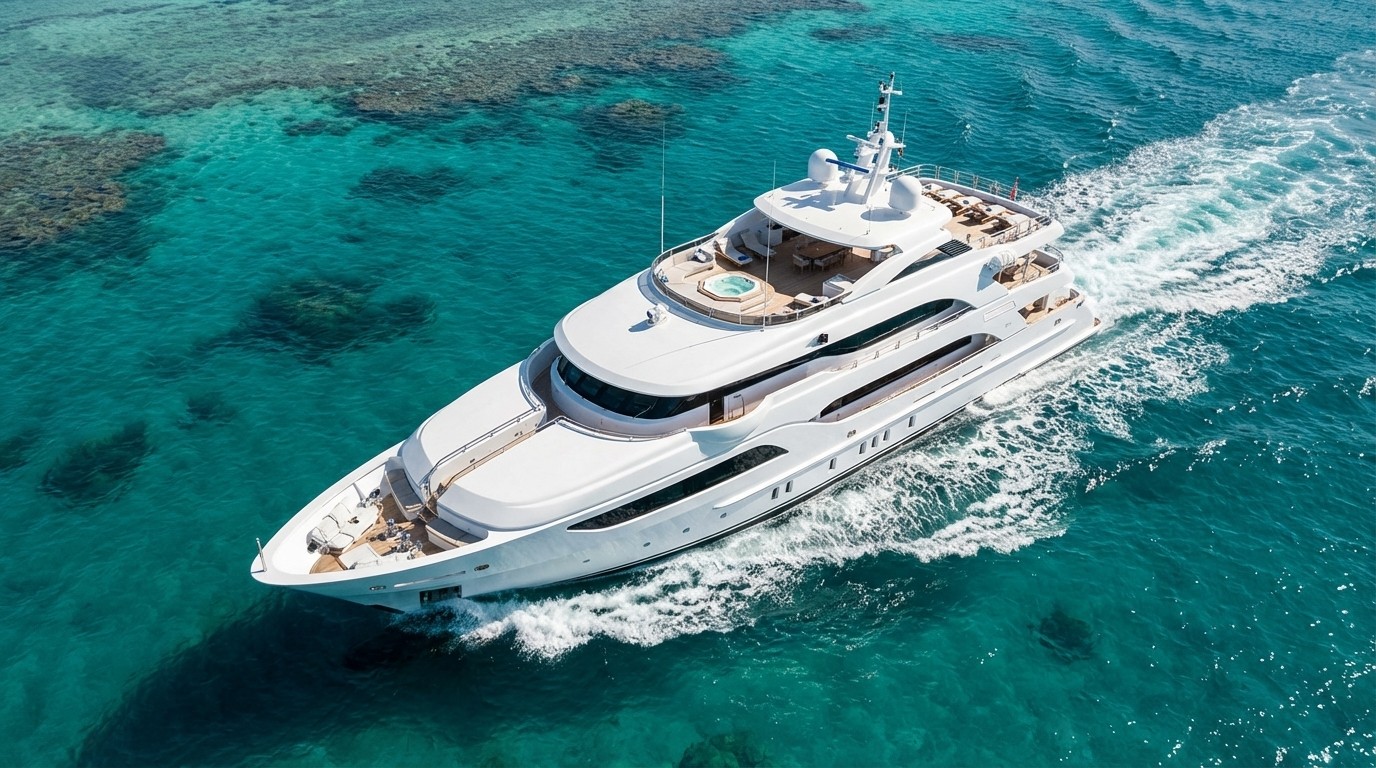 Яхта Sea Treasure в тюркоазените води на Червено море