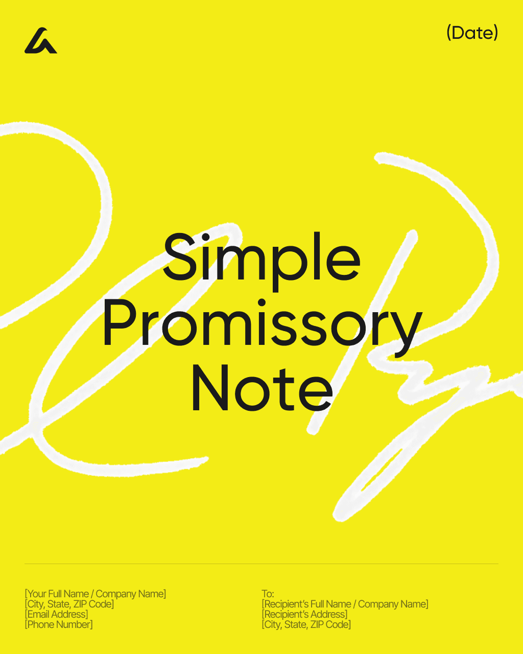 Simple Promissory Note