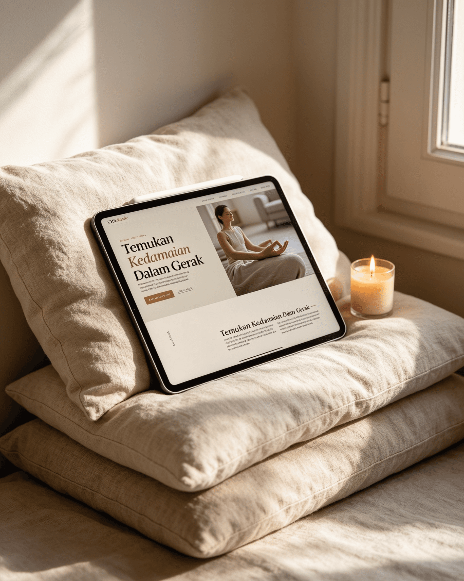 mockup website design