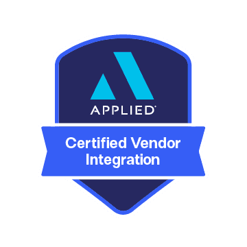 Applied Certified Vendor Integration Badge