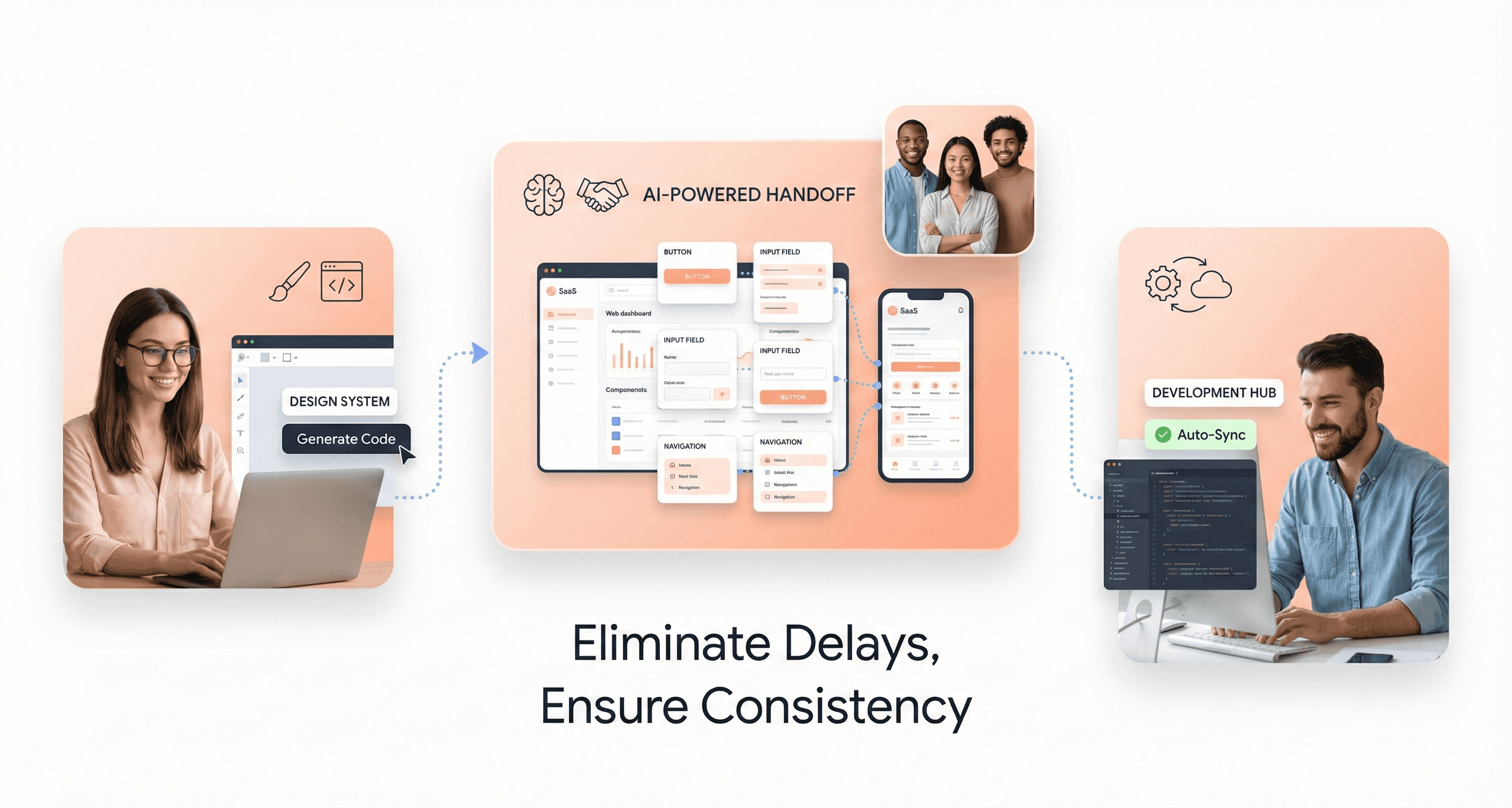 AI eliminating SaaS frontend bottlenecks by automating UI consistency, reducing technical debt, and speeding up product iteration