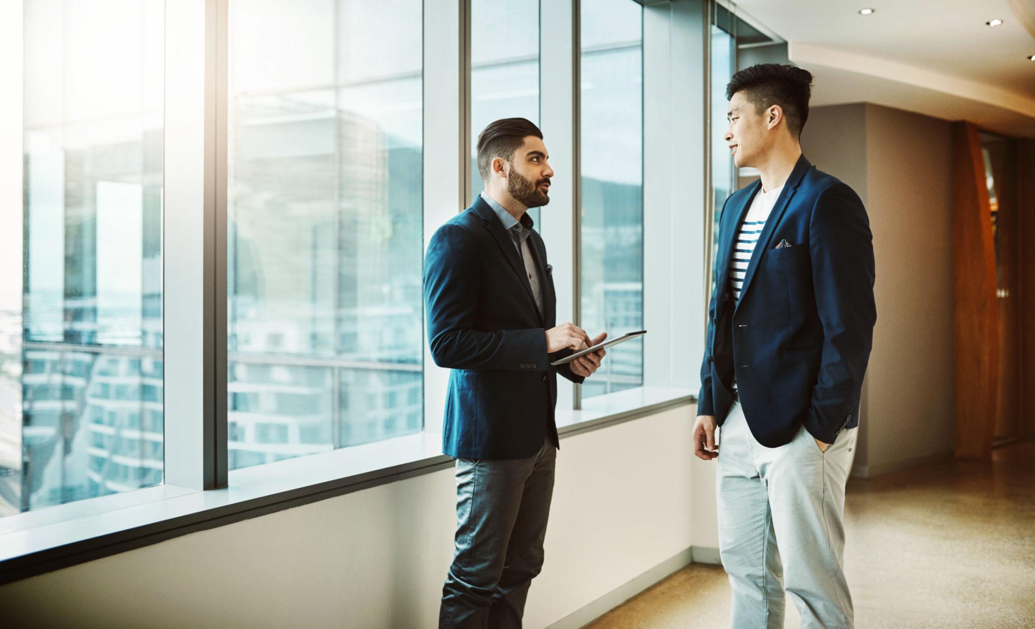 Sales team improving outreach performance