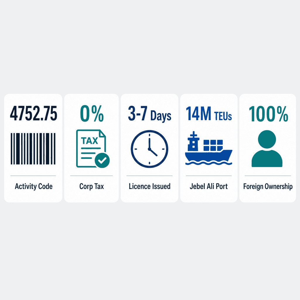Infographic: Basic Steel Products Trading License in Dubai: Cost and Requirements