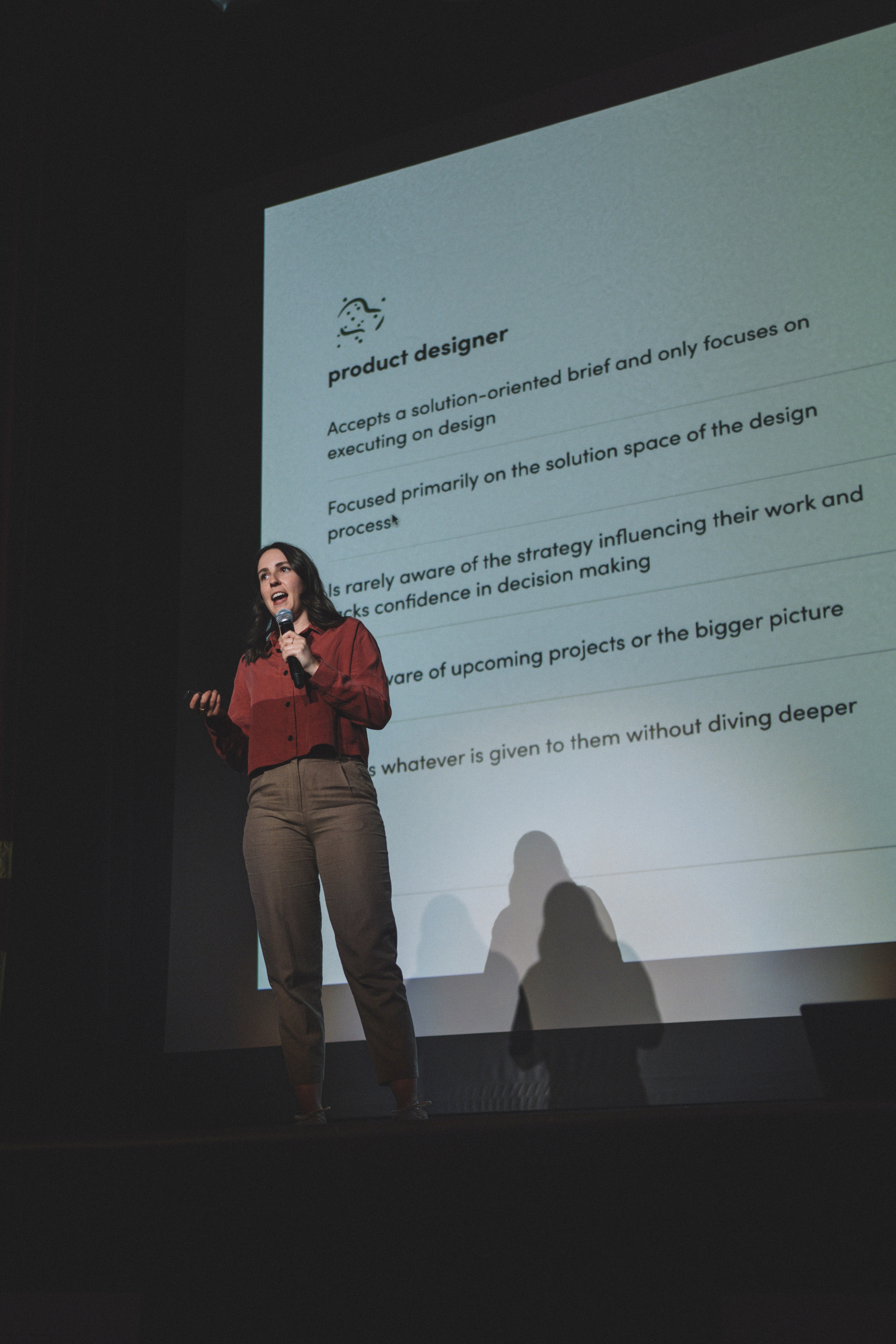 Femke at Awwwards Design Conference