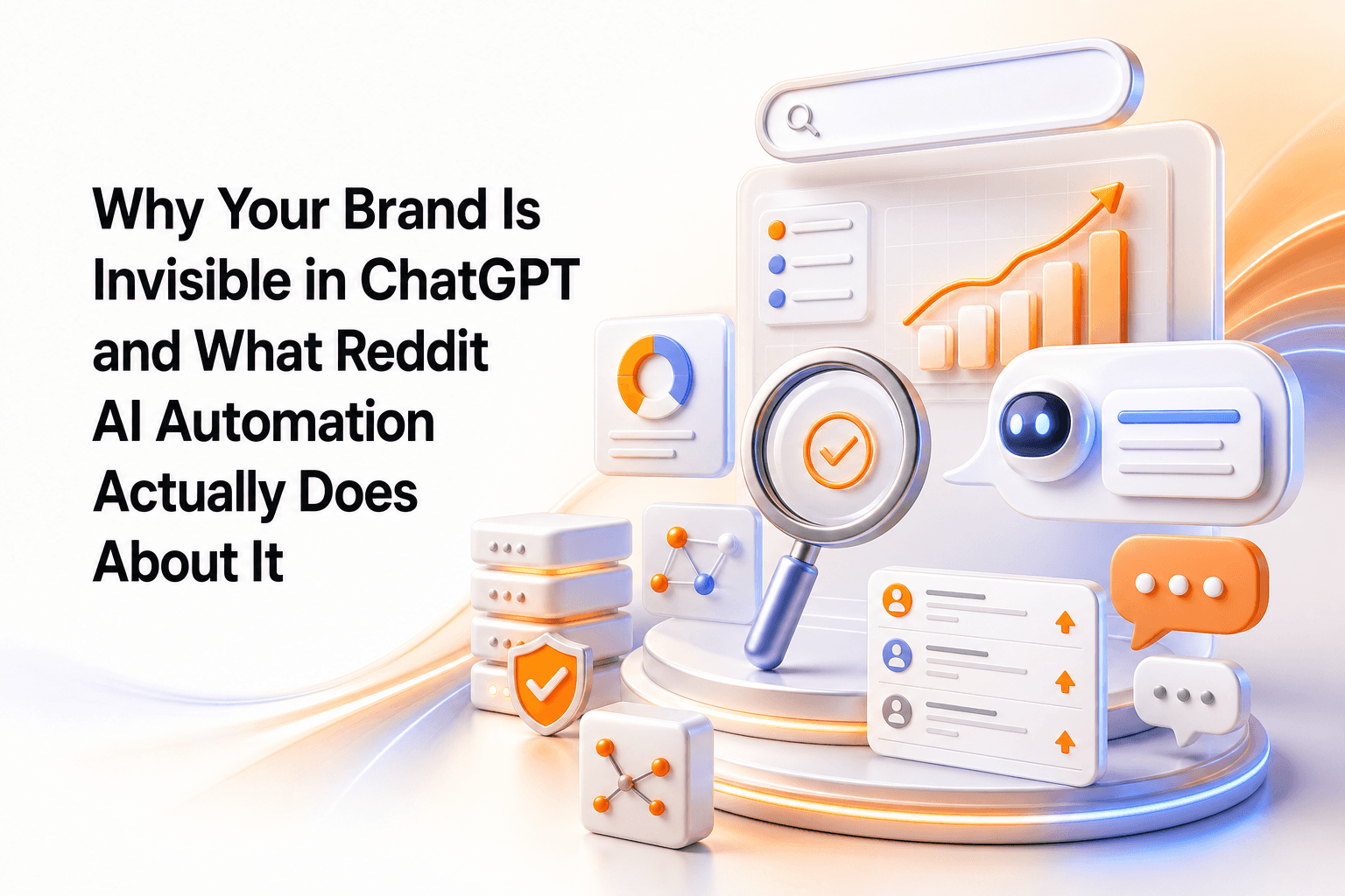 Hero image for Why Your Brand Is Invisible in ChatGPT and What Reddit AI Automation Actually Does About It
