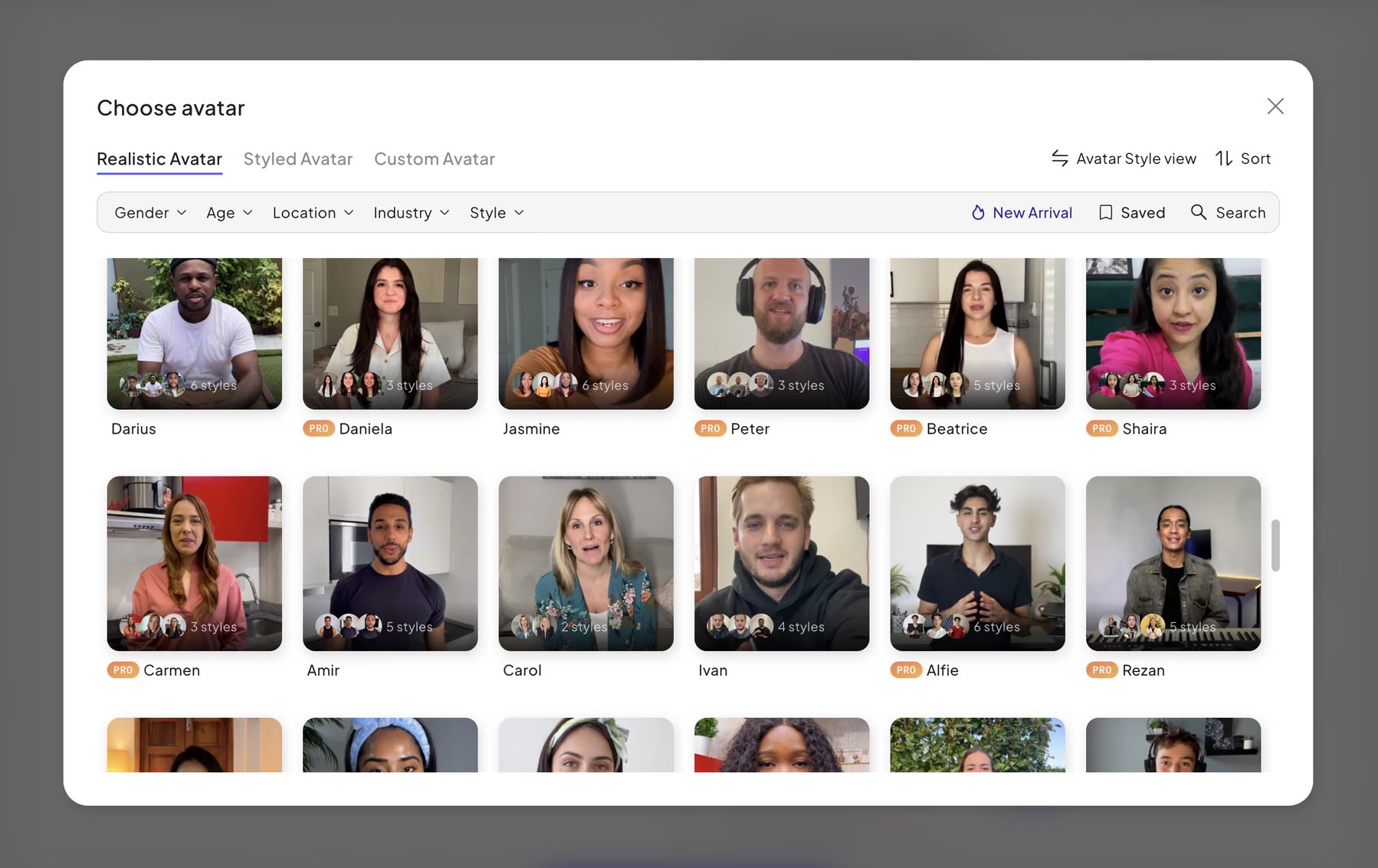 Creatify Lifestyle avatar examples